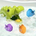 thumbnail image 3 of Big Crocodile Water Playset - Interactive Educational Bath Toy with Random Color, Creative Design, and Fun Feeding Action for Kids, 3 of 5