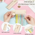 thumbnail image 1 of HOARBOEG Temperature Blanket Color Chart Temperature And Color Table For Wooden Knitting, 1 of 5