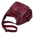 thumbnail image 3 of Bolso bandolera informal de color liso para mujer, bolso sencillo para madre de mediana edad, gran capacidad, 3 of 5