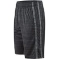 thumbnail image 7 of Essential Elements 5 Pack: Boys Youth Athletic Active Performance Sports Workout Basketball Lightweight Gym Shorts 10/12, Set C, 7 of 7