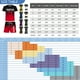 thumbnail image 2 of Promotional activities!Adult Breathable Short Sleeved Shorts With Ink Wash Style Loose Fitting Pullover Two-piece Set, 2 of 3