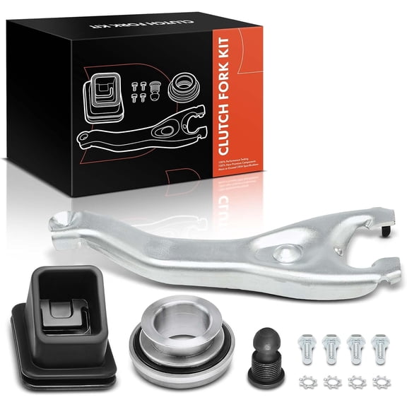 A-Premium Clutch Fork Boot Throwout Bearing Pivot Ball Kit Compatible with Chevrolet Malibu, Impala, Camaro, Corvette, Caprice, Bel Air, Biscayne, Brookwood, Chevelle, Nova, El Camino, Manual Trans.