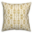 thumbnail image 2 of Creative Products Geometric Shibori Yellow 16 x 16 Indoor / Outdoor Pillow, 2 of 3