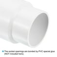 thumbnail image 5 of Uxcell ID Reducer Pipe Fitting Straight Adapter Connector, White 75mm to 63mm 2, 5 of 6