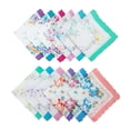 thumbnail image 4 of 24Pcs Vintage Floral Print Cotton Pañuelos Square Hanky ​​Bulk de Las Mujeres Hugo Pañuelo con estampado de algodón para mujer, 4 of 10