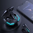 thumbnail image 1 of Auriculares Bluetooth, Auriculares inalámbricos, Auriculares Bluetooth 5.2 dedicados a eSports, Auriculares intraaurales, Baja latencia, Reducción de ruido, Llamadas estéreo HD binaurales, 1 of 8