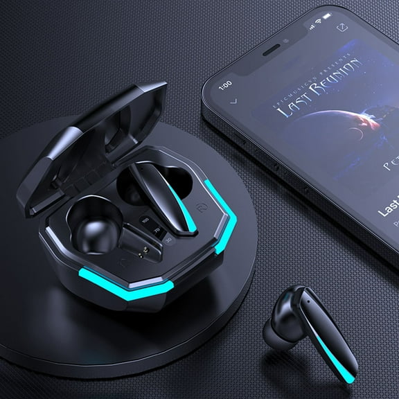 Back to School Gifts under $5 5.2 Wireless Bluetooth Headset Dedicated To ESports, In-ear, Low Latency, Noise Reduction, Binaural Stereo HD Call on Clearance