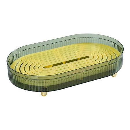 

Fruit Draining Tray Double Layer Easy to Take Food Grade Material Detachable