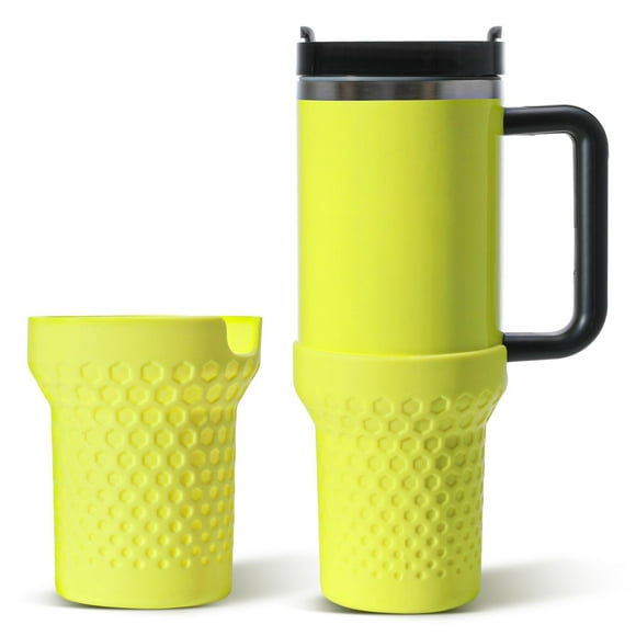 Funda de silicona para botas Stanley Cup, 30 oz, Thxbag, amarilla