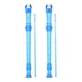 thumbnail image 2 of Miangastore 2Pcs Children Clarinet Flute 8 Hole Kids Musical Flute with Cleaning Rod, 2 of 9
