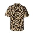 thumbnail image 3 of Bixox Men's Hawaiian Shirts Men's Leopard Print Print Short-Sleeve Shirt-3X-Large, 3 of 8