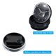 thumbnail image 5 of Reloj de baño a prueba de agua, funciona con batería, reloj de pared con ventosa negra, negro, 5 of 7