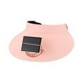 thumbnail image 5 of Sharprepublic Sun Visor Hat with Fan Lightweight Wide Brim Sun Hat USB Rechargeable Sun Protection Outdoor Solar Fan Hat for Outdoor Sports Pink, 5 of 8