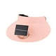 thumbnail image 5 of Sombrero con visera solar y ventilador para hombre y mujer, portátil, transpirable, 3 velocidades, para exteriores. Rosa, 5 of 9