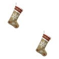 thumbnail image 3 of Bewildely Calcetín de Navidad lindo colgante pared ventana regalos bolsa calcetín Oficina comedor Bar tienda café decoración colgantes niños Type6 NO6, 3 of 6