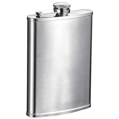 2~18oz Mini Stainless Steel Pocket Hip Flask Alcohol Flagon Keychain Funnel lot 