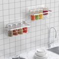 thumbnail image 2 of Estante de baño, 304 estantes de baño de acero inoxidable, estante de ducha, estante de ducha, conjunto de 2 estantes de ducha para baño o cocina-plata Feliz Sencillez, 2 of 4