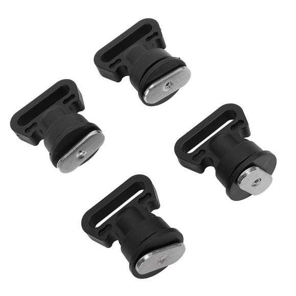 Track 4PCS Track Mount Tie Downs Marine Nylon Rope Securing Fasteners for Motorboat Inflatable Boat Kayak Dinghy