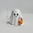 thumbnail image 4 of Estatua de fantasma de resina pulida, bonita estatua de fantasma pequeña, decoración de Halloween para escritorio, oficina y hogar. Estatua de fantasma de resina pulida, bonita estatua de, 4 of 6