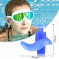 thumbnail image 5 of Tapones para los oídos de silicona azul, reutilizables, suaves, ideales para adultos y niños, resistentes al agua, para nadar, hacer surf y hacer esnórquel, 5 of 5