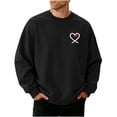 thumbnail image 1 of Ceisia Men Casual Fashion Print Round Neck Pullover Long Sleeve Sweatshirt Gift, 1 of 5