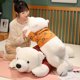 thumbnail image 2 of Oso Polar de peluche con ropa, almohada de Animal de peluche, cojín para dormir, muñecas de apaciguar para bebés, 58-110cm, 2 of 5