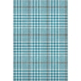 thumbnail image 2 of Addison Rugs Mayfield Premium Machine Washable Transitional Plaid Teal Rectangle Rug, 10' x 14', 2 of 6