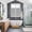 Grey, variant on Wood Grain Kitchen Curtains Window Panels, Vintage Geometric Wooden Planks Brown Green Insulated Window Treatment Curtain, Grommet Curtains for Bedroom/Living Room/Bathroom, 2 Piece 52"Wx45"L
