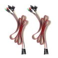 thumbnail image 4 of Cable de alimentación de la caja de la computadora 2xCable Desktop Caja de Computadora Atx Switch Hdd Led Light Magideal Cable de alimentación de la caja de la computadora, 4 of 7