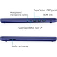 thumbnail image 2 of HP 14" HD Laptop, Intel Celeron Processor N4020, 4GB Memory 64GB eMMC, Bluetooth, WIFI, Indigo Blue, WIN10 + USB Hub, 2 of 5