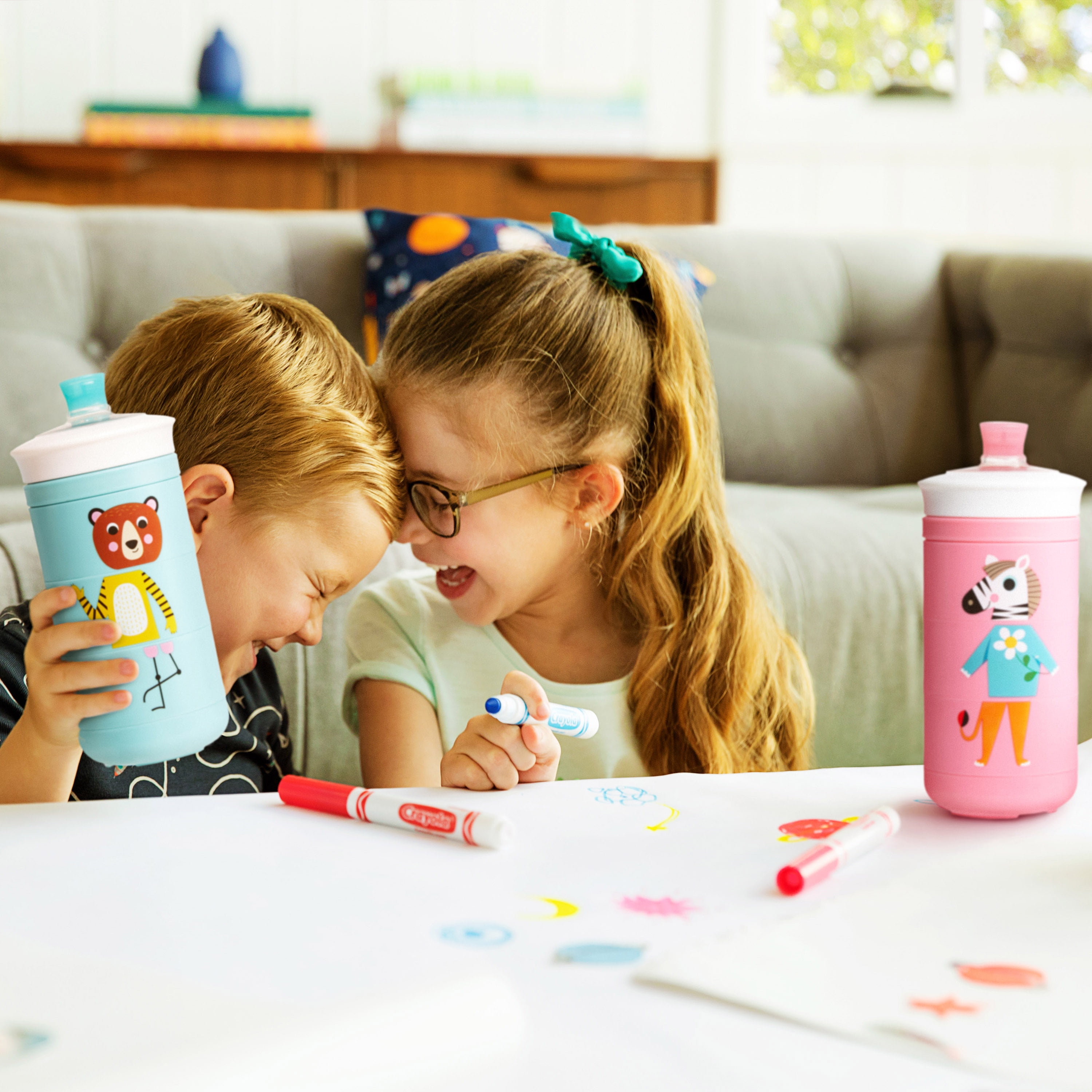 Munchkin® Twisty™ Mix & Match Animals Toddler Sippy Cup, 9 oz, Pink, Unisex