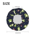 thumbnail image 4 of Kdxio Dinosaur Astronaut Print Shower Cap for Women,Elastic and Reusable,Double Waterproof Layers Bathing Hat, 4 of 6