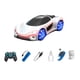 thumbnail image 1 of Modelo de vehículo acrobático RC con LED de conducción multidireccional, coches de juguete RC para aficionados blanco B, 1 of 8