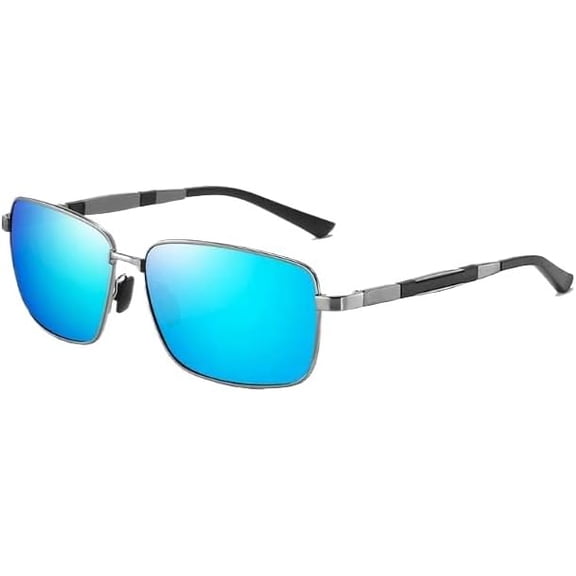 2 pack Classic Polarized Aviator Sunglasses for Men Metal frame driver sunglasses-USA