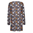 thumbnail image 3 of Edvintorg Cardigans for Women Trendy Halloween Printed Lightweight Open Front Casual Long Sleeve Cardigan Fall Cardigans Women Clothing S-2XL Gray, 3 of 5