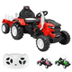 thumbnail image 1 of Montable Electrico para Niños Tractor de Granja con Batería 12v Control Remoto Luz y Sonido Bluetooth - Rojo, 1 of 7