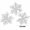 C, variant on Guozer 3Pcs Hanging Snowflakes for Wreath Decor, Artificial Snowflake Ornaments with String for Christmas Tree Decor