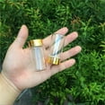 thumbnail image 5 of ABCISI 50UNITS Wholesale Empty Jars Glass Bottle with Aluminium Gold Color Screw Lid 25ml Sealed liquid Container (50, 25ML-Golden Lid), 5 of 15