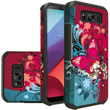For Samsung Galaxy S8 Active HARD Astronoot Hybrid Rubber Case Phone