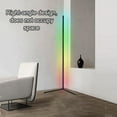 thumbnail image 2 of Tuya Wifi S mart L ife RGB LED Corner Floor Lamp Background Atmospheres Lamp Living Floor Lamp Standing Lighting Compatible with Google Home, Amazon Alexa, IFTTT, 2 of 8