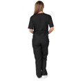 thumbnail image 2 of Women Men Medical Doctor Uniform Scrub Tops Pants Set Nurse Dentist Hospital Suit, 2 of 5