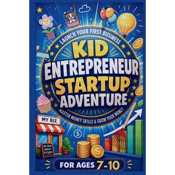Kid Entrepreneur Startup Adventure: Launch Your First Business, Master Money Skills & Grow Your Money: For 7-10 Year Old, (Paperback)