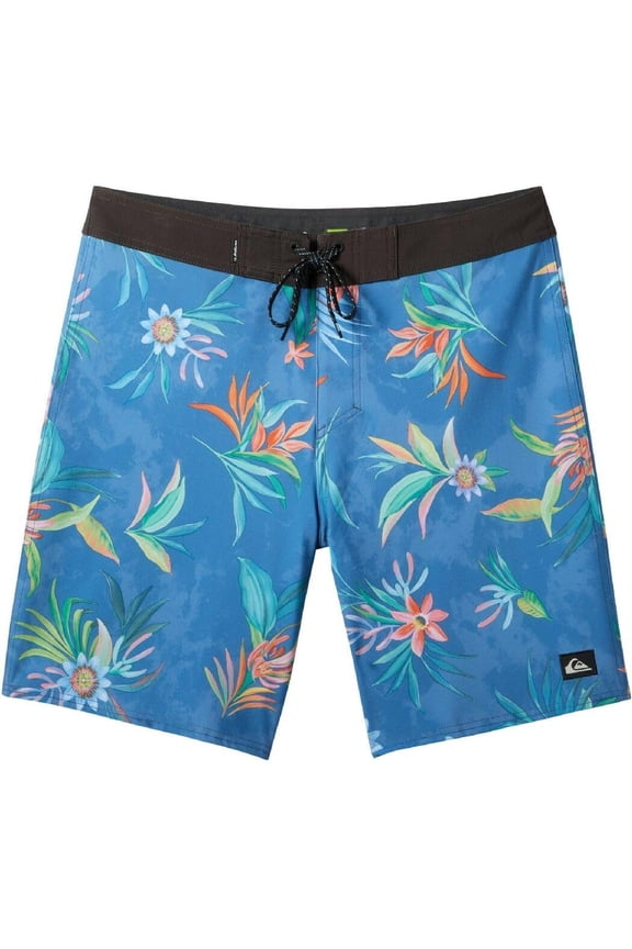 Men Surfsilk Straight Leg 19" Boardshorts Swim Trunk Sapphire Size 40