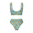 thumbnail image 5 of Daiia Lemon Ice Cream Women's Bikini Set Two Piece Swimsuit High Waisted Bikini Adjustable Straps Bikini Perfect for Beach, Pool, and Summer Vacation-XX-Large, 5 of 9