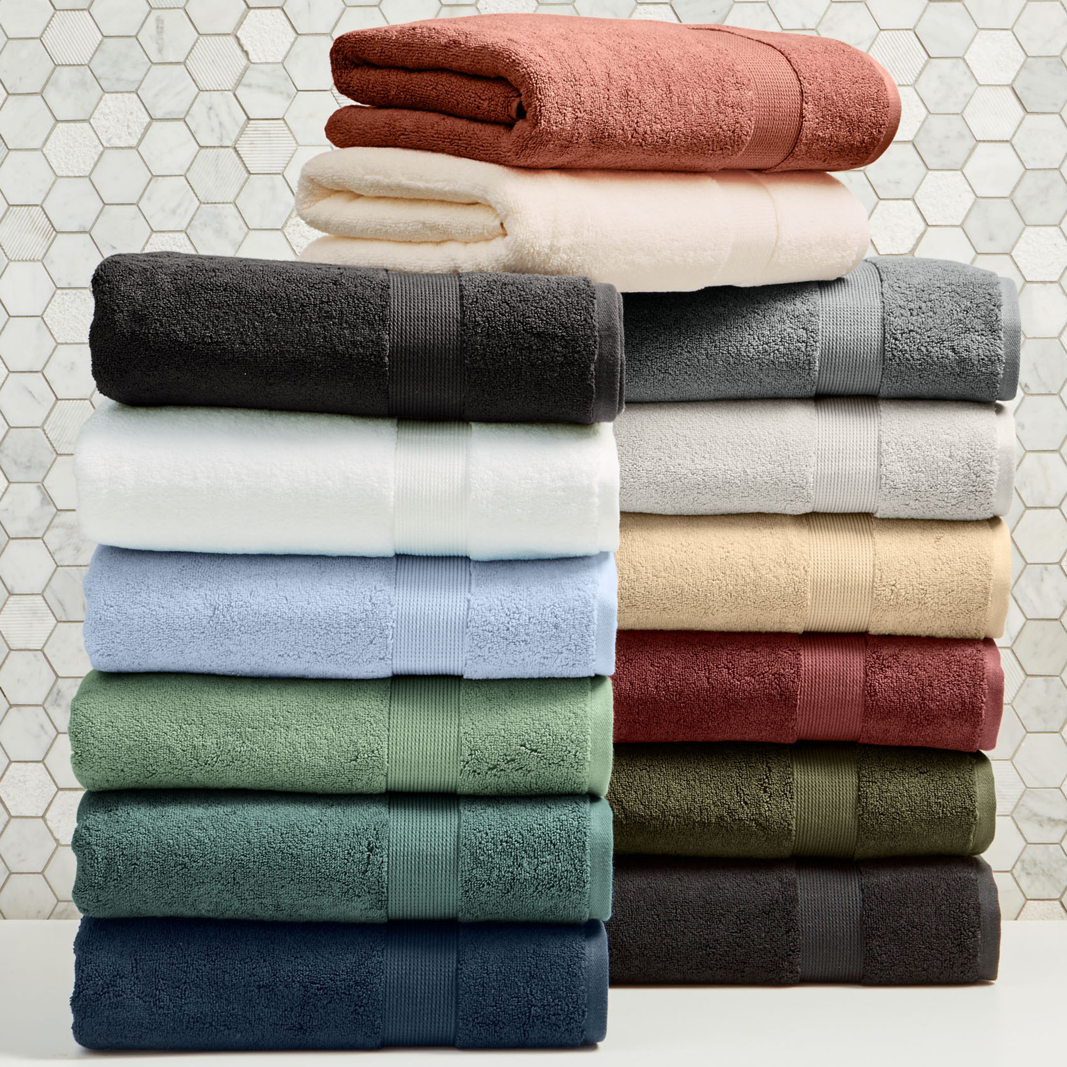 Better Homes & Gardens Signature Soft 6-Piece Towel Set, Black photo 5
