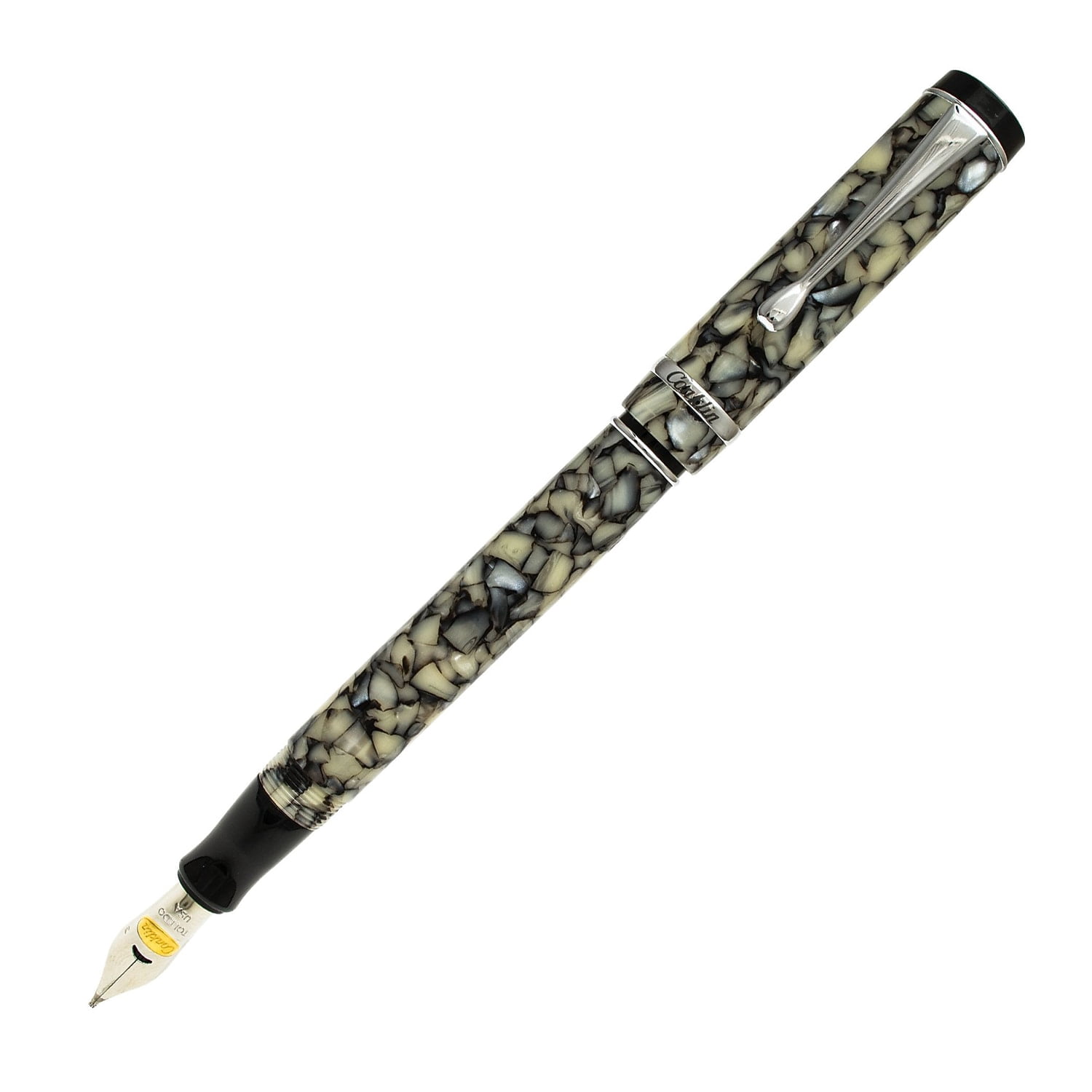 Conklin Duragraph Fountain Pen Medium Nib Cracked Ice (CK71312)