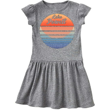 

Inktastic Lake Powell Retro Sunset Gift Toddler Girl Dress