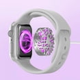 thumbnail image 4 of Cargador magnético Jixopn para reloj con dos puertos y base de carga inalámbrica para iWatch (titanio), 4 of 8
