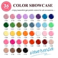 thumbnail image 2 of Kit de esmaltes de uñas en gel VANREESA con luz UV, 52 unidades, 36 colores, 2 of 7