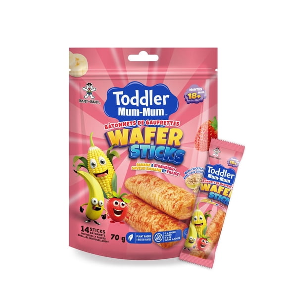 Toddler Mum-Mum Wafer Sticks Banana & Strawberry